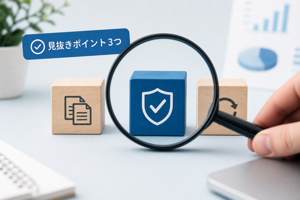 AIO対策会社の見抜き方|焼き直しサービスを判別する3つのポイント