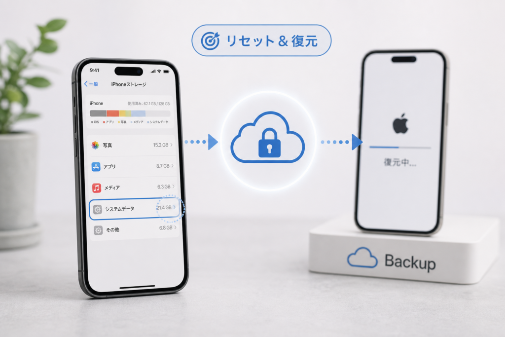 それでも減らない「その他のシステムデータ」と本気で戦う！バックアップ復元のリアル