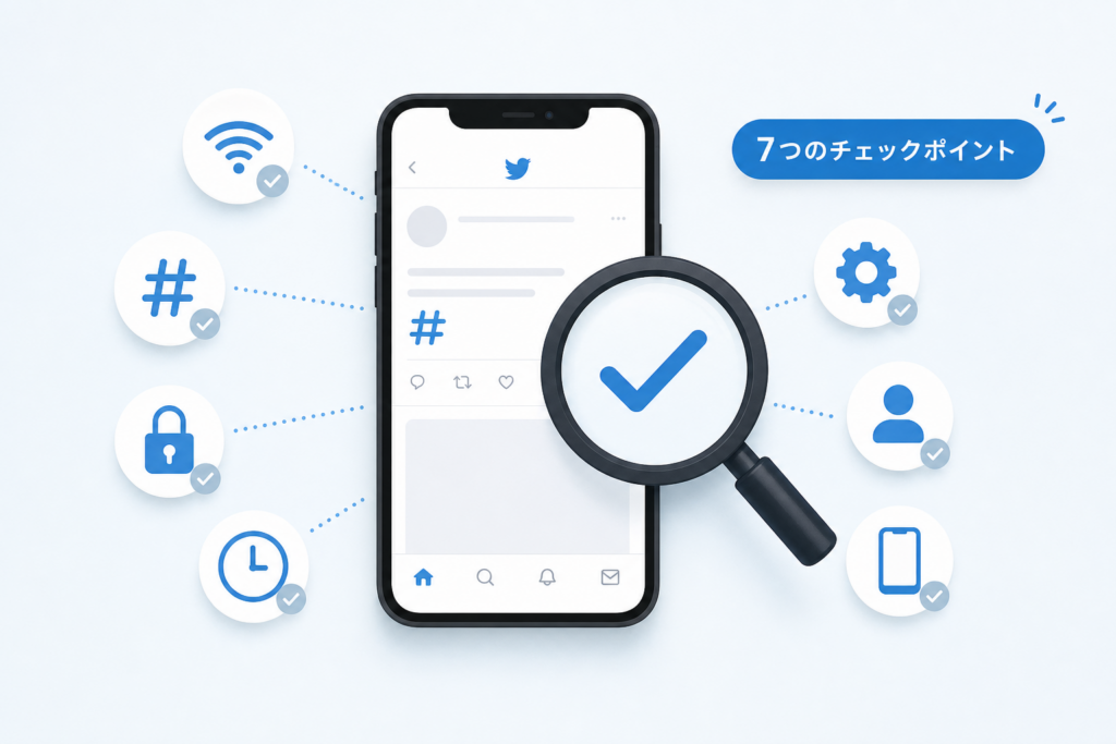 ハッシュタグが表示されない・反映されない時に絶対チェックしたい7つのポイント