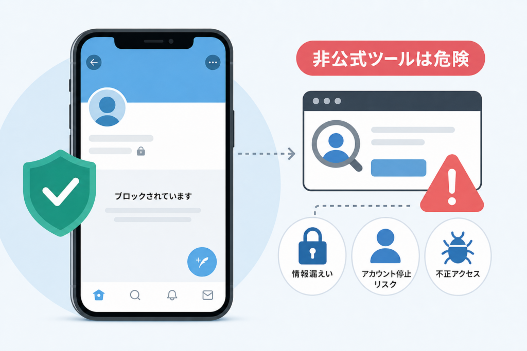 ブロック確認ツール利用の危険性と公式仕様の真実