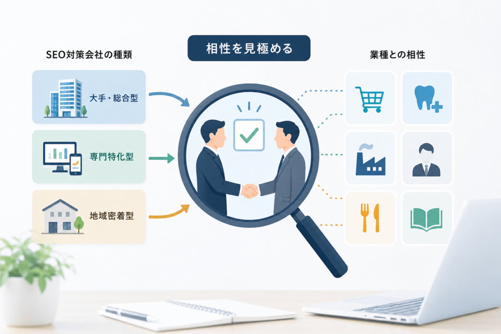 埼玉のSEO対策会社の種類別特徴と業種別の相性を見抜く方法