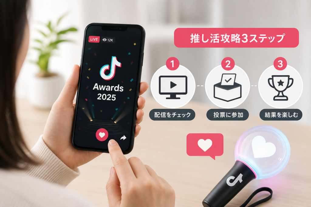 推し活ユーザー向け|TikTokアワード2025の配信・投票・結果を最大限楽しむ攻略法