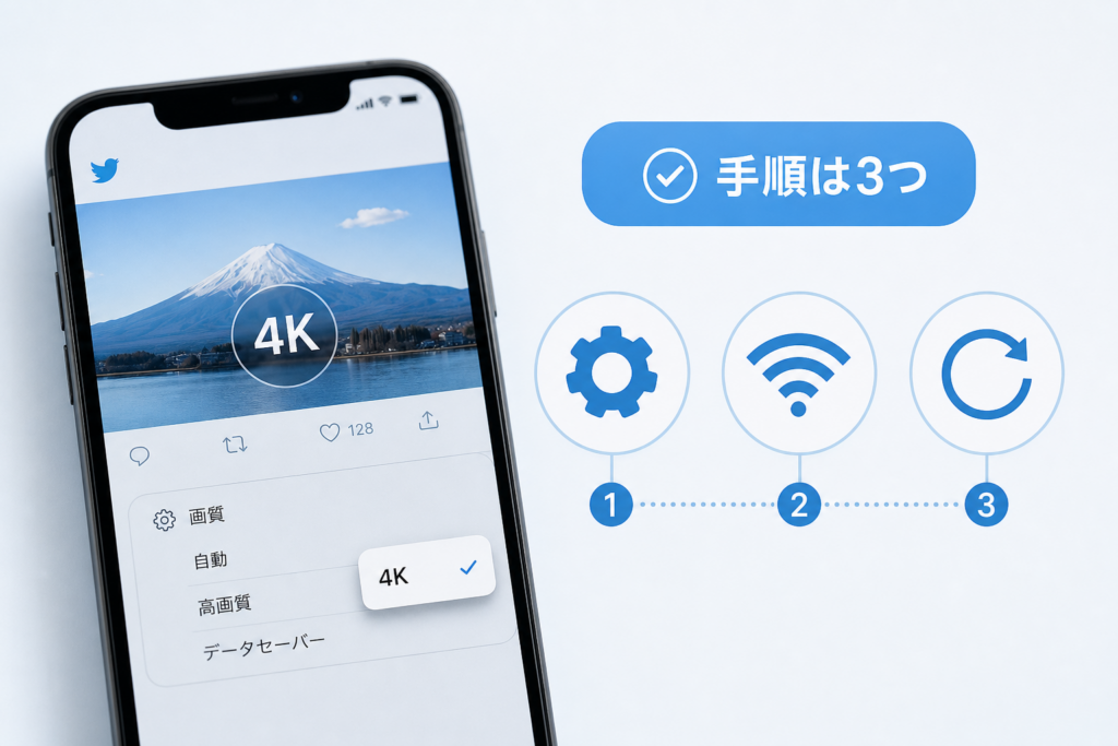 iPhone版4K読み込みの手順と表示されない原因別対応