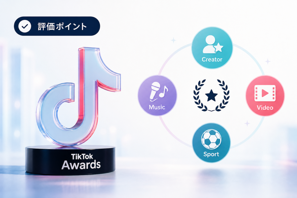 TikTokアワード2025の受賞者と評価基準|Creator・Video・Sportなど話題ジャンル総チェック
