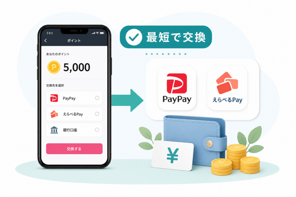 TikTokライトのポイント交換｜PayPay・えらべるPayに交換する最短成功コツ