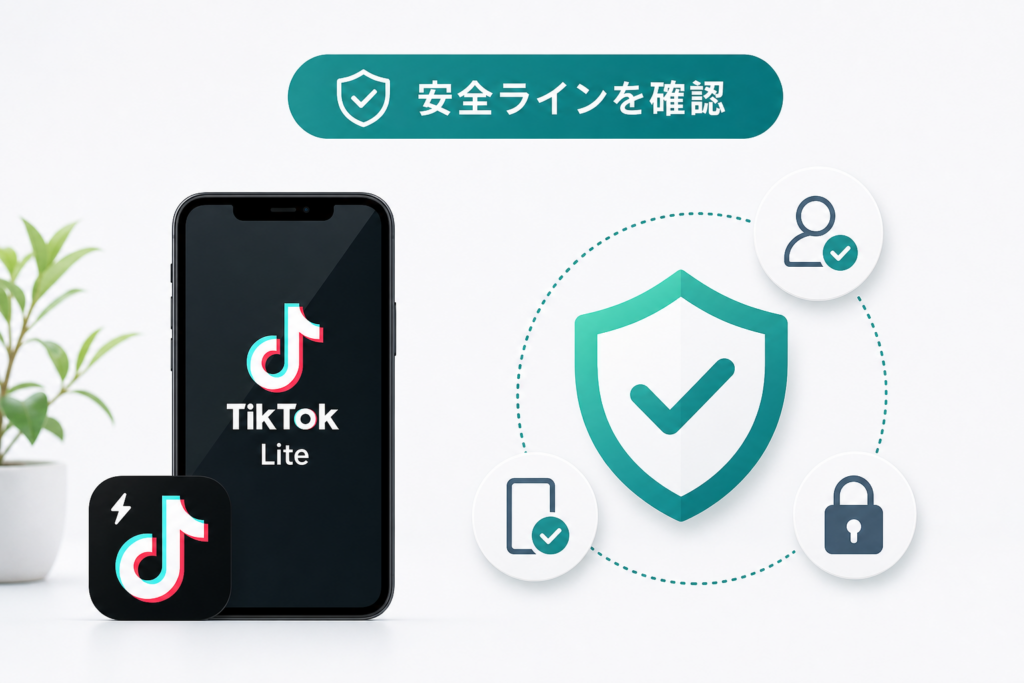 TikTokライト招待は安全なのか|ポイ活勢が確認すべき安全ライン