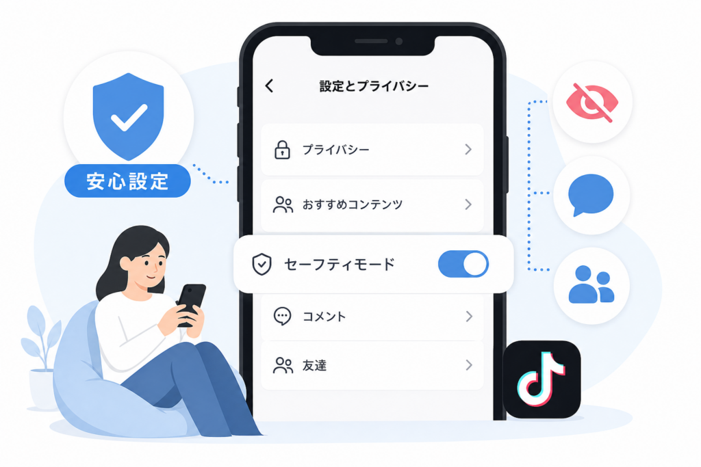 TikTok動画を安全に見るだけの方法・視聴設定とおすすめ調整のコツ