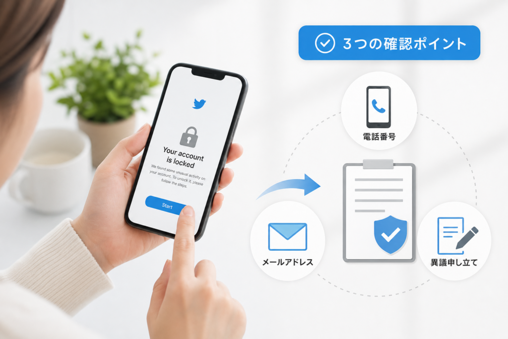 Twitterアカウントロック解除のリアルな現場感:電話番号やメール、異議申し立ての本音ガイド