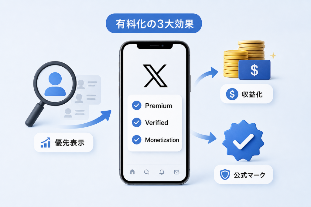 X有料化で変わった優先表示・収益化・公式マークの裏側と実際の効果