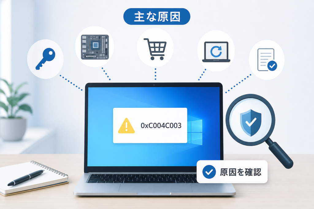 0xC004C003が発生する主な原因
