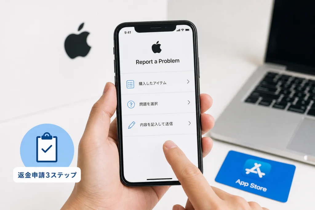 Apple（App Store）決済ではどう返金申請する？