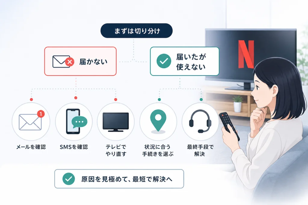 「届かない」と「届いたが使えない」を切り分ける