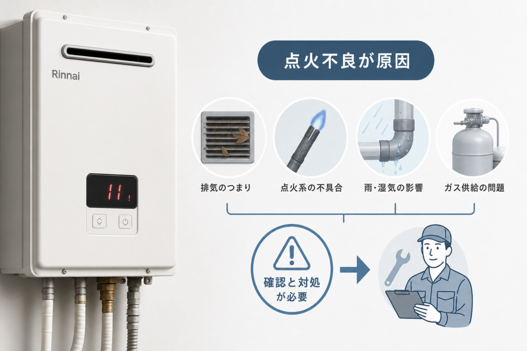エラー11・111が発生する主な原因