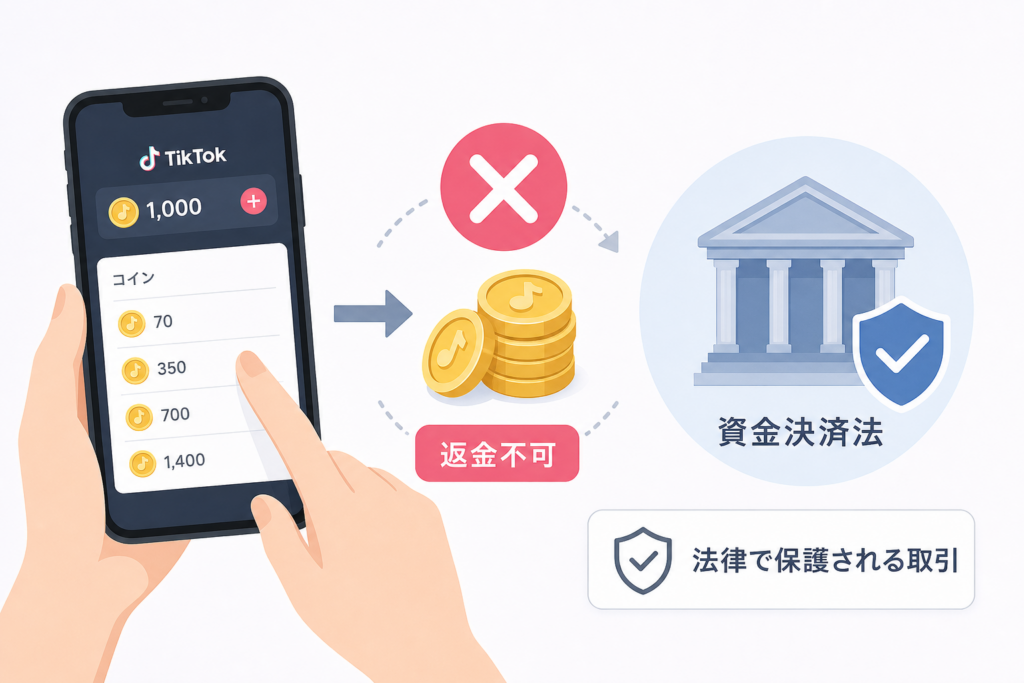 コインは返金できる?資金決済法上の扱いを確認