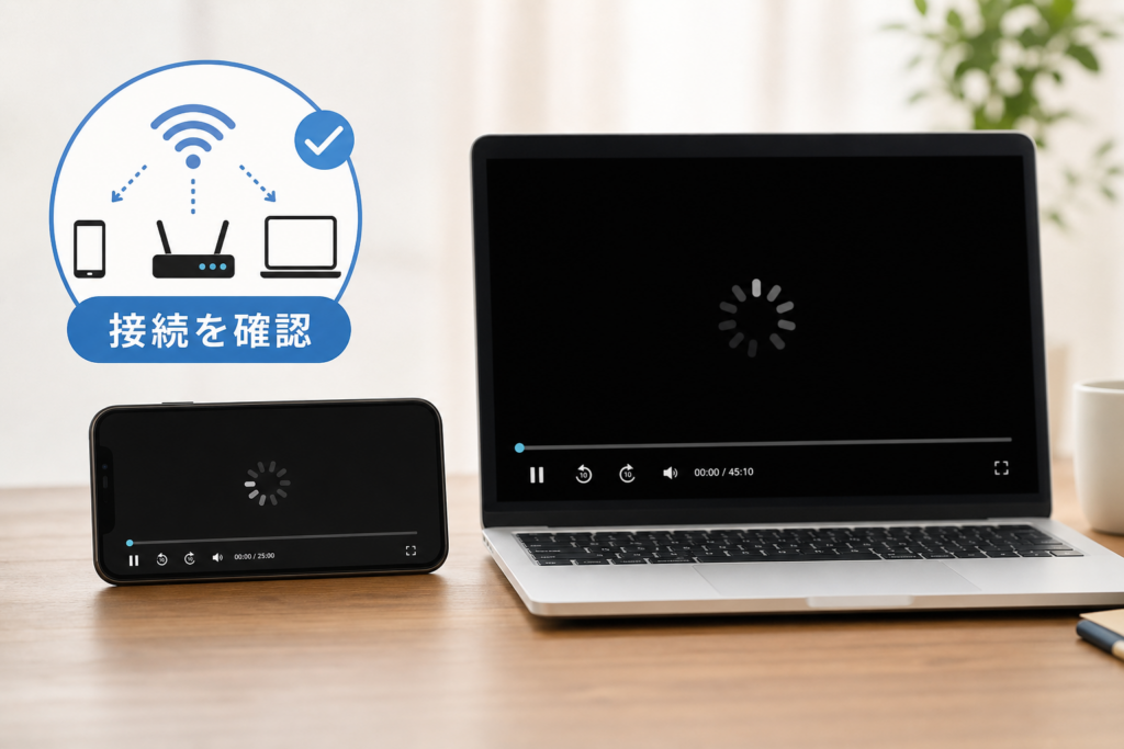 スマホ・PCでPrime Videoが止まる、真っ黒になる時の対処