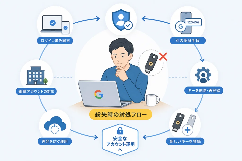 ログイン済み端末や別の認証手段がある場合はどうする?