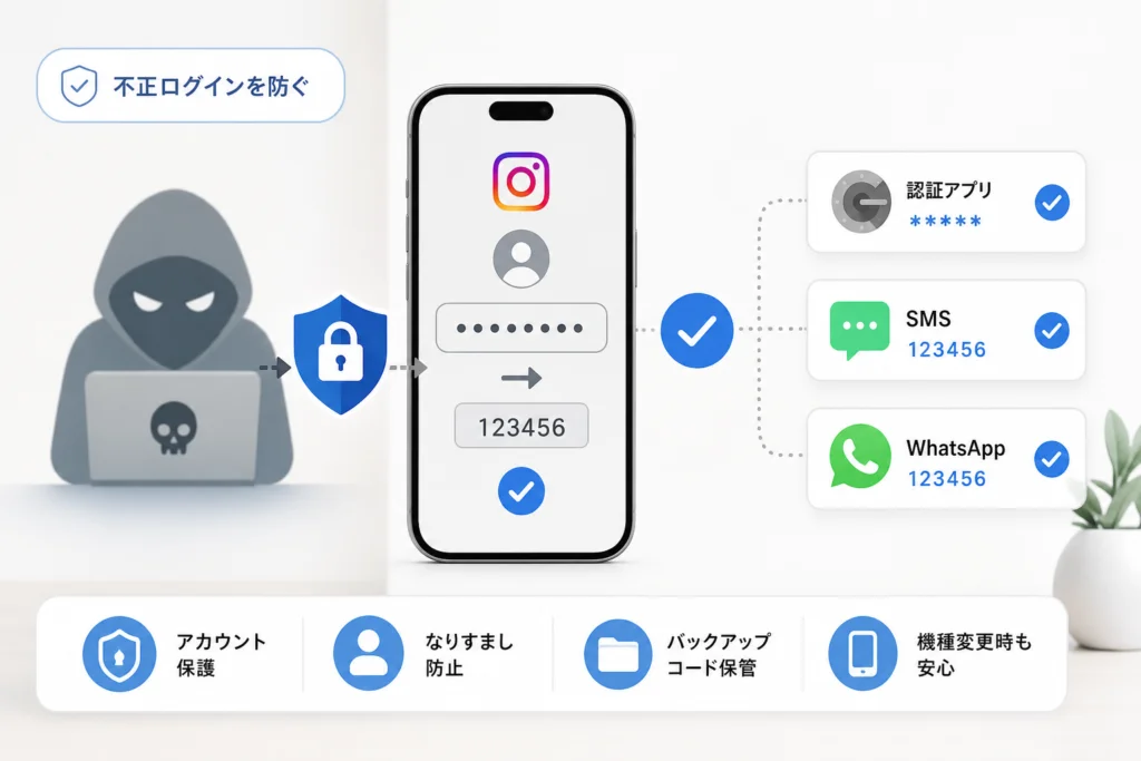 二段階認証を設定すると何を防げる?