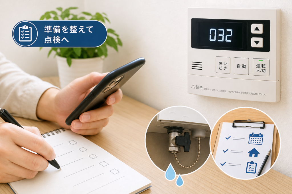 再表示されたら点検へ｜問い合わせ前にそろえる情報