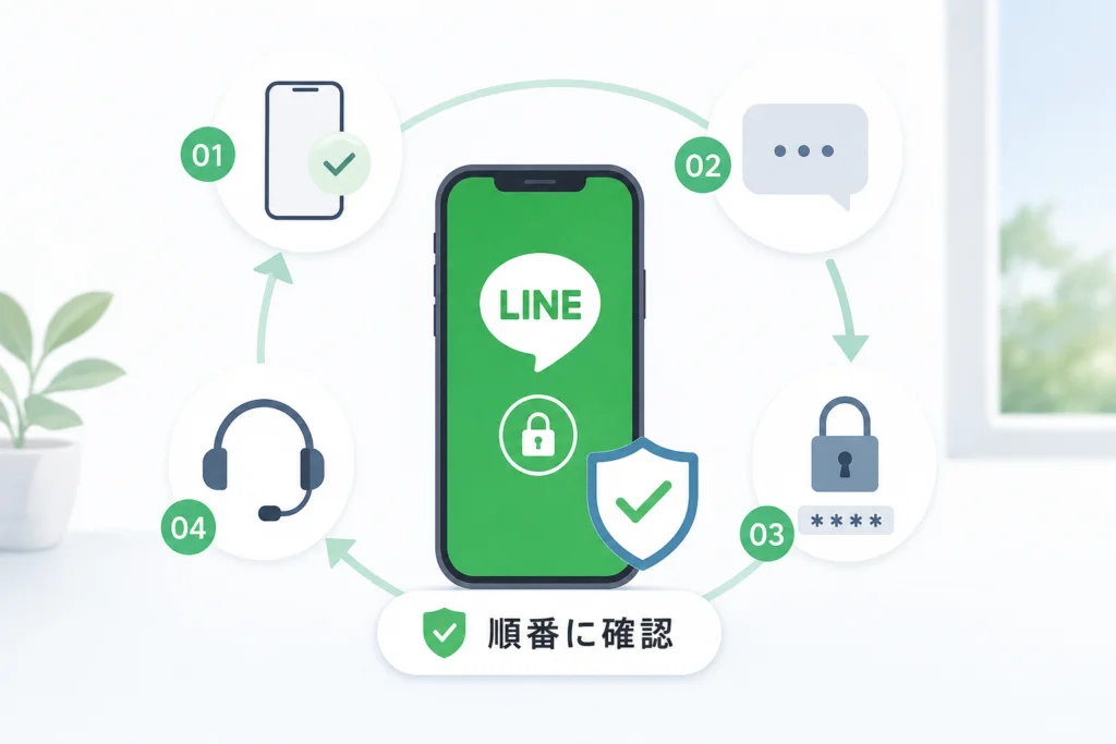 旧端末がない場合、新番号からどう進む？