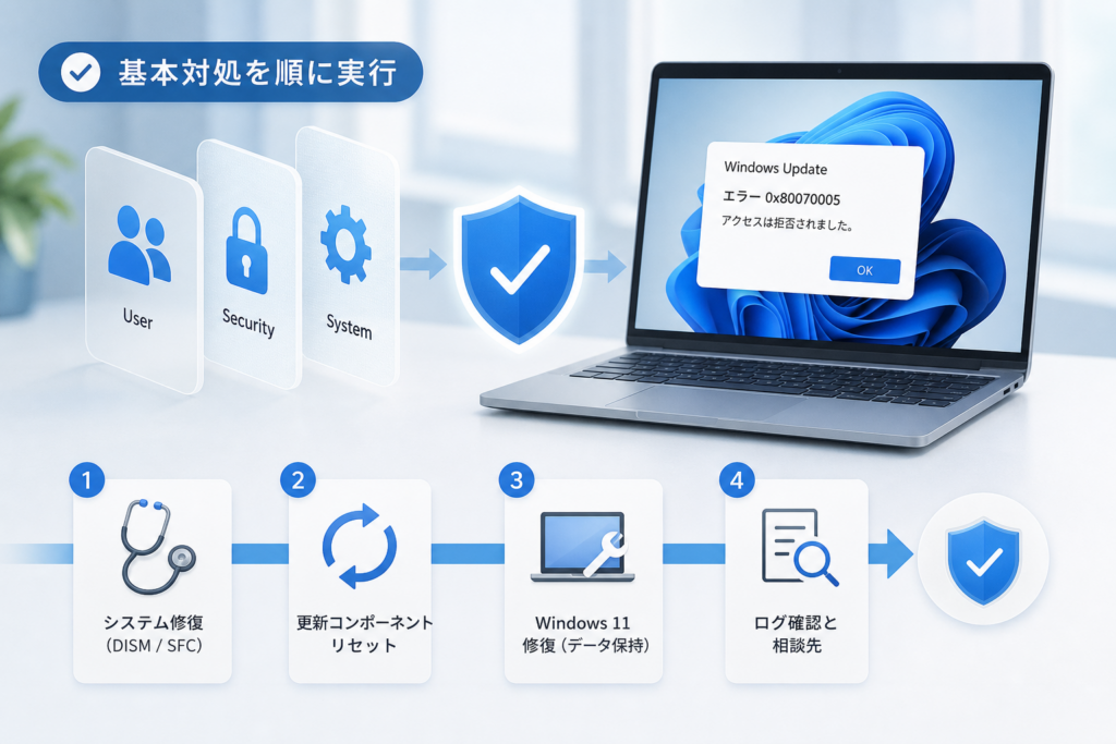 最初に試すWindows 11の基本対処