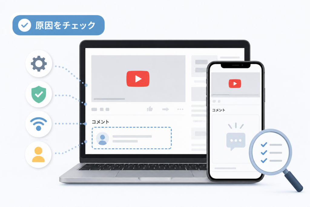 自分のコメントだけ反映されない・消える理由