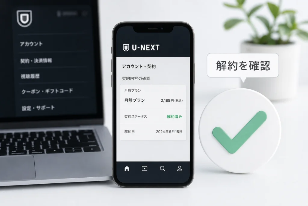 解約できているか確認する方法