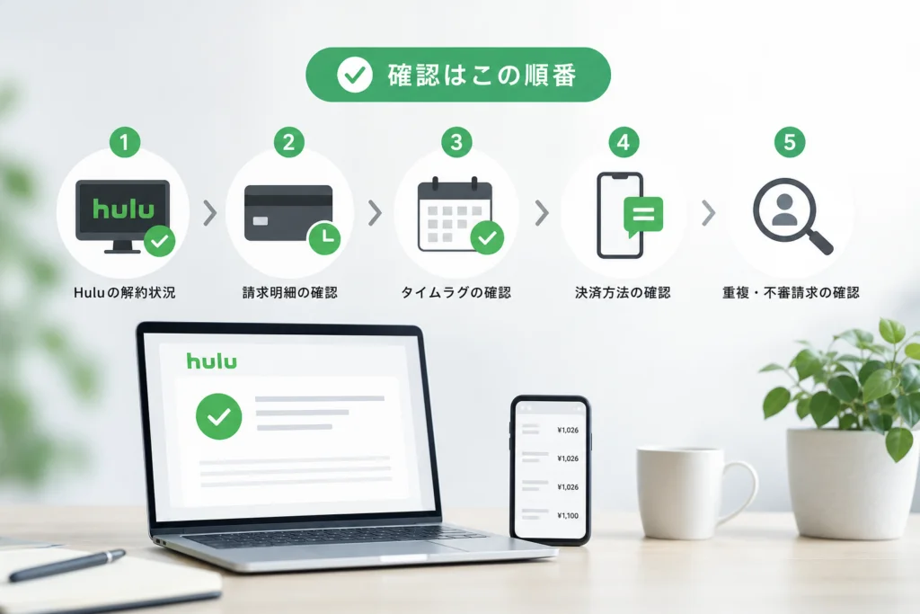解約の記録と明細をどの順番で確認する?