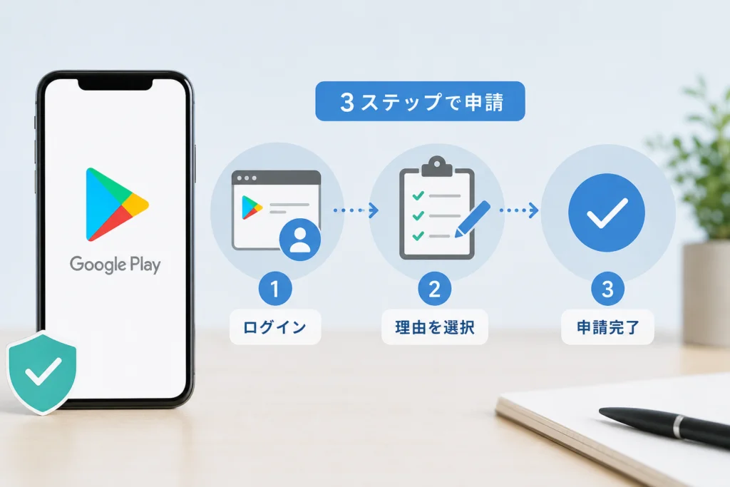 購入から48時間以内にGoogle Playで返金を申請する方法