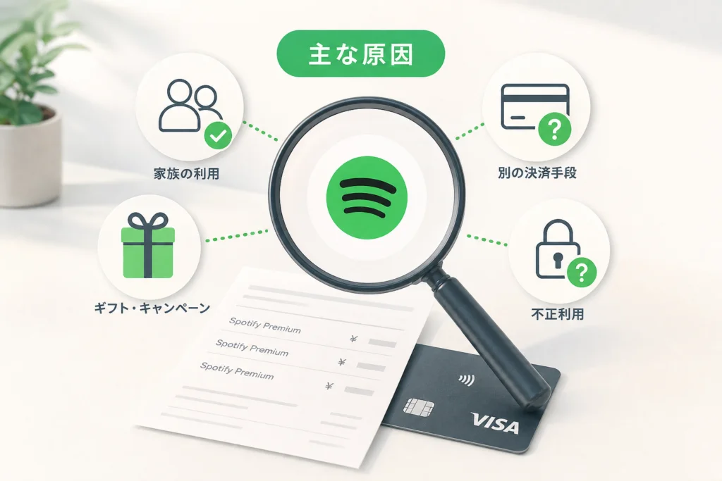 身に覚えのない請求が発生する主な原因