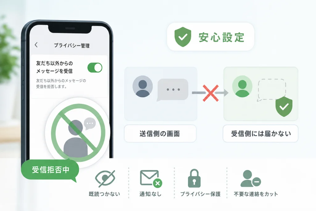 連絡先を交換したのに届かないとき