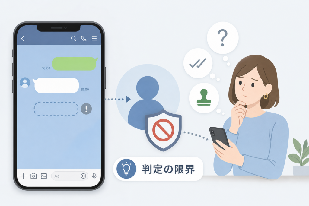 LINEでブロックされているか確認できる？既読やスタンプ判定の限界