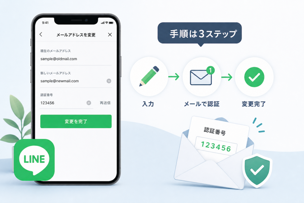 LINEアプリでの変更手順と、完了の確認方法