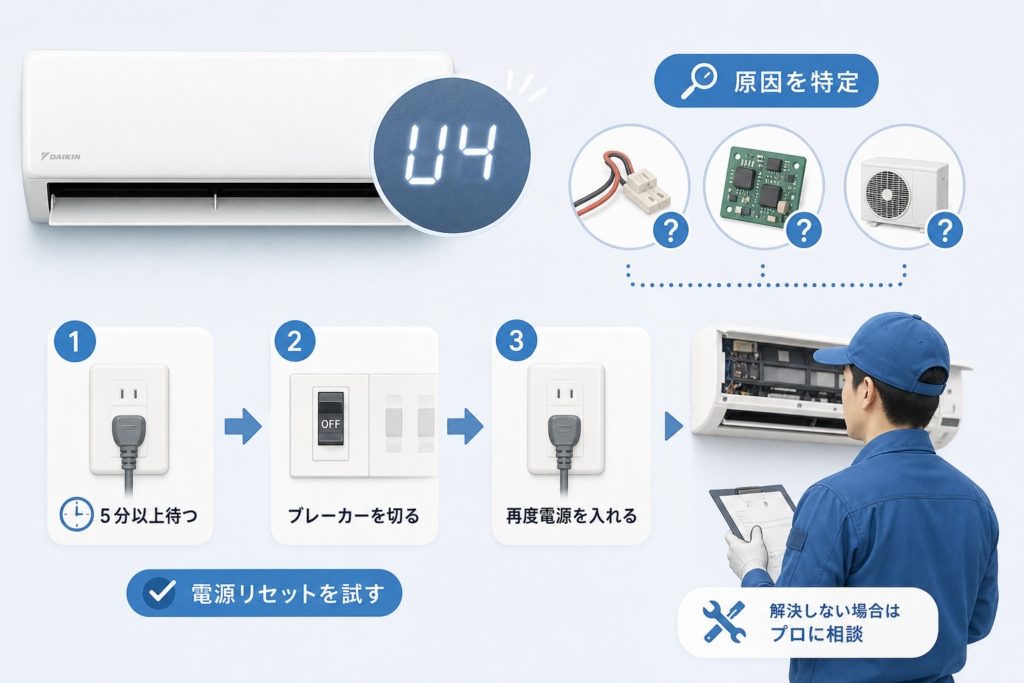 U4で想定される原因と、点検でしか分からないこと