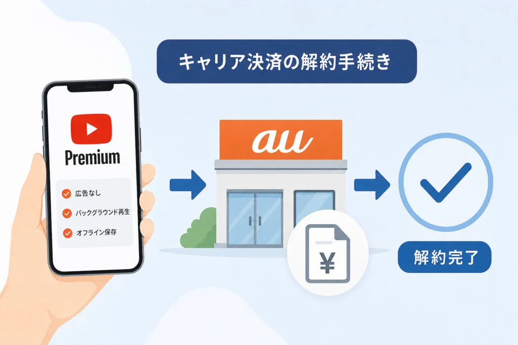 auなど通信会社経由の契約・キャリア決済の場合
