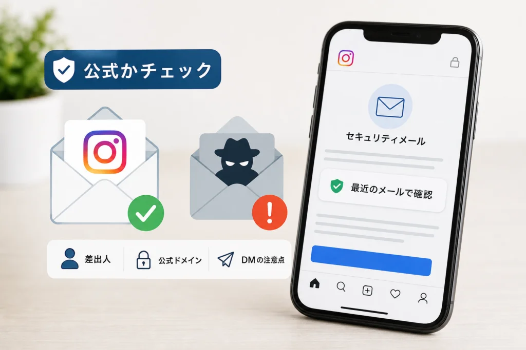 差出人・公式ドメイン・DMから分かるフィッシングの注意点