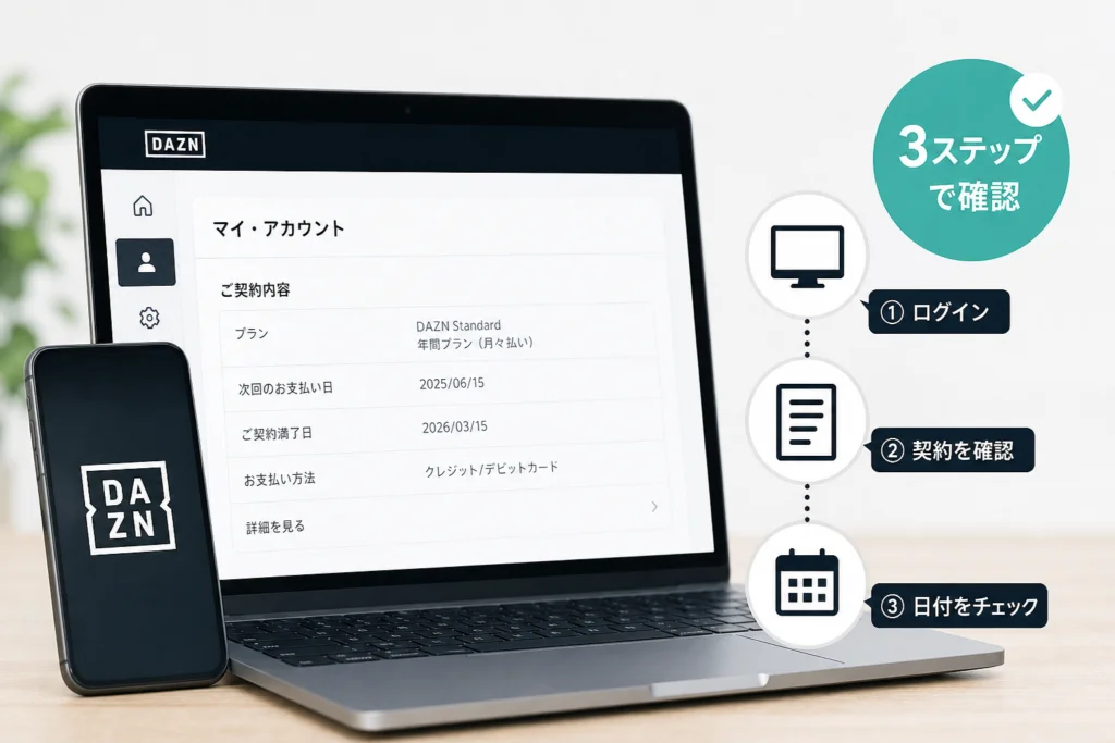 年間プラン(月々払い)と月間プランはどう見分ける?