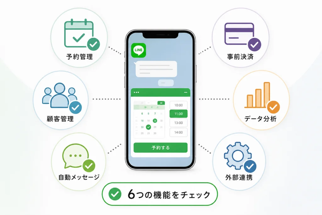 自店に合う予約システムを見分けるチェックリスト